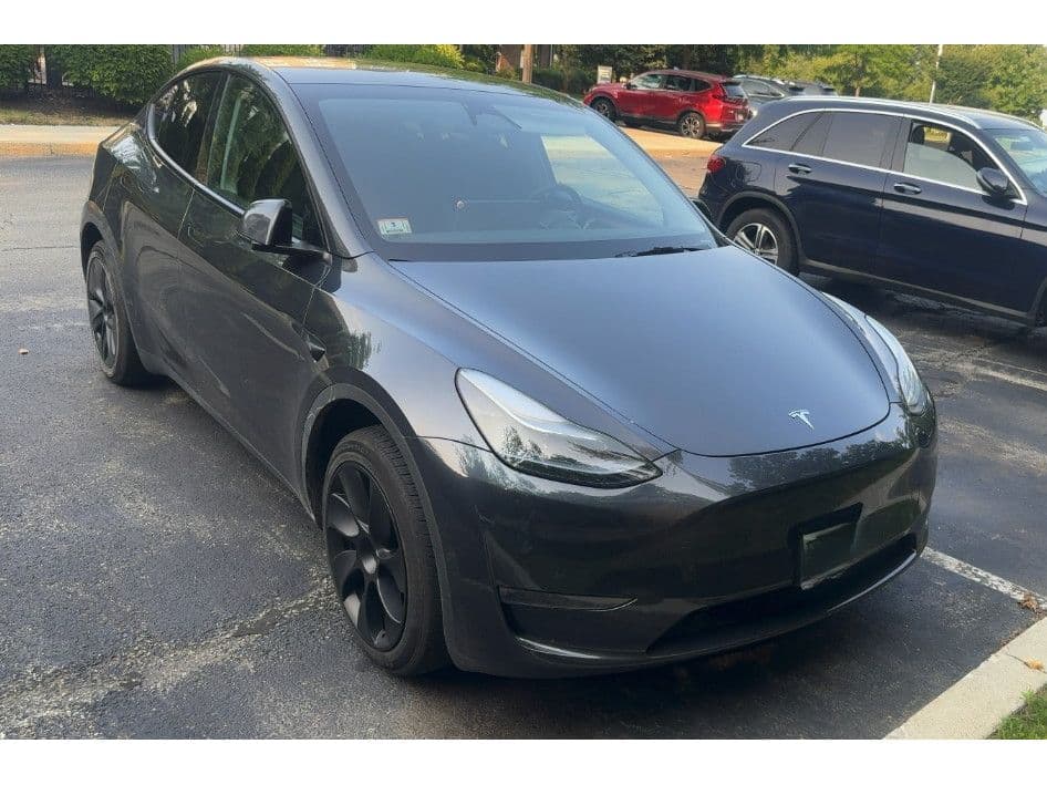 2025 Tesla Model Y view 2
