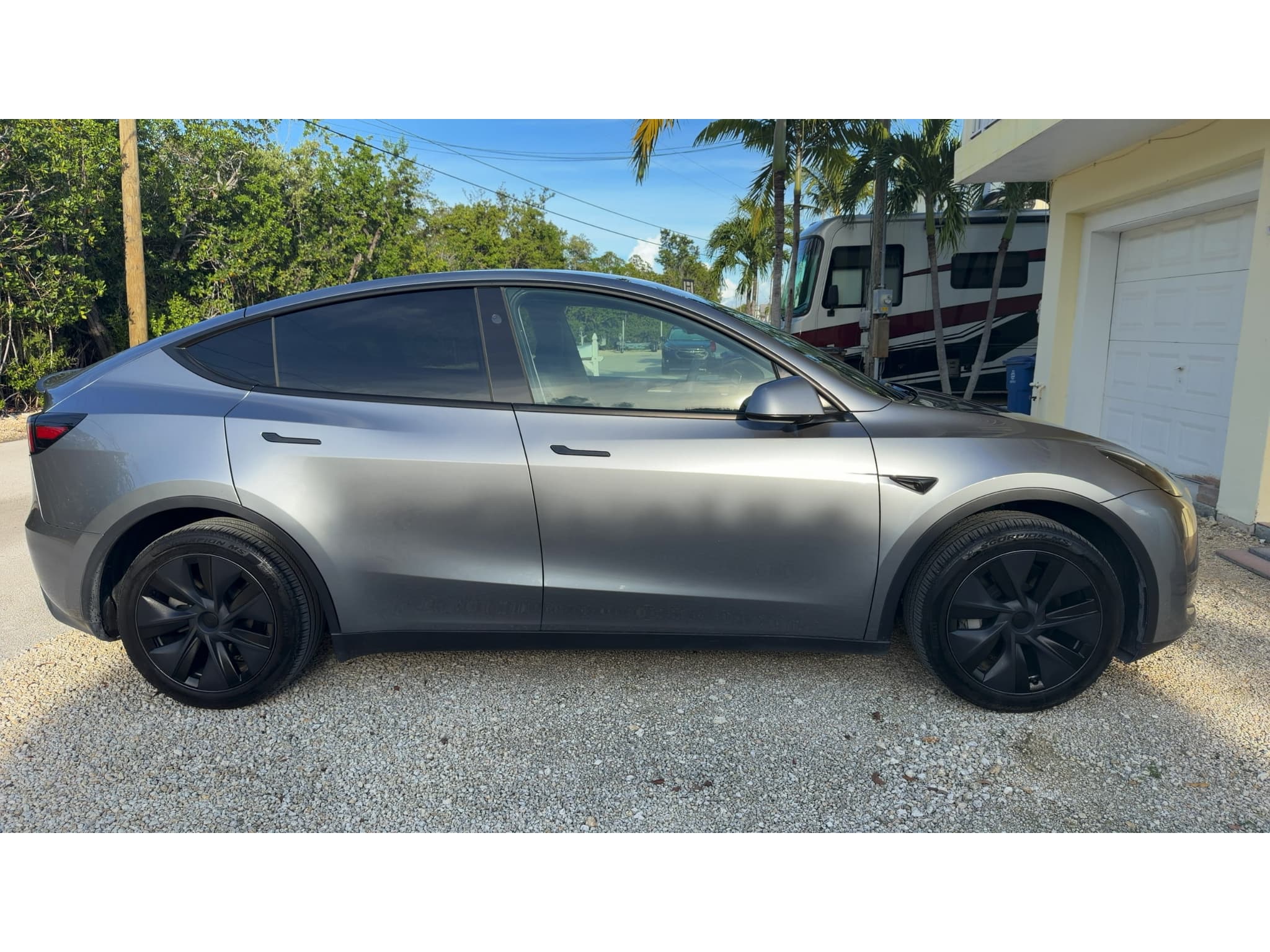 2025 Tesla Model Y view 3