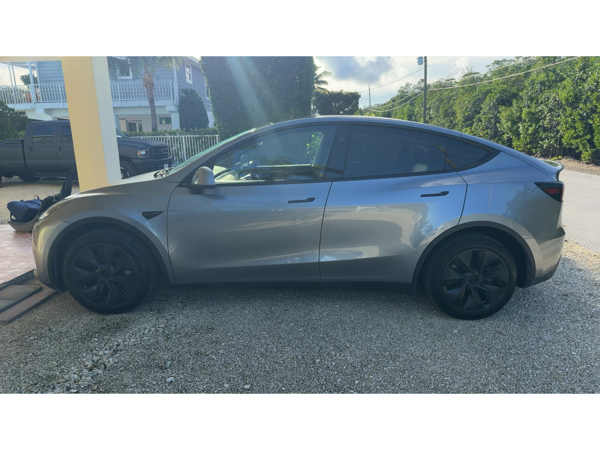 2025 Tesla Model Y view 2