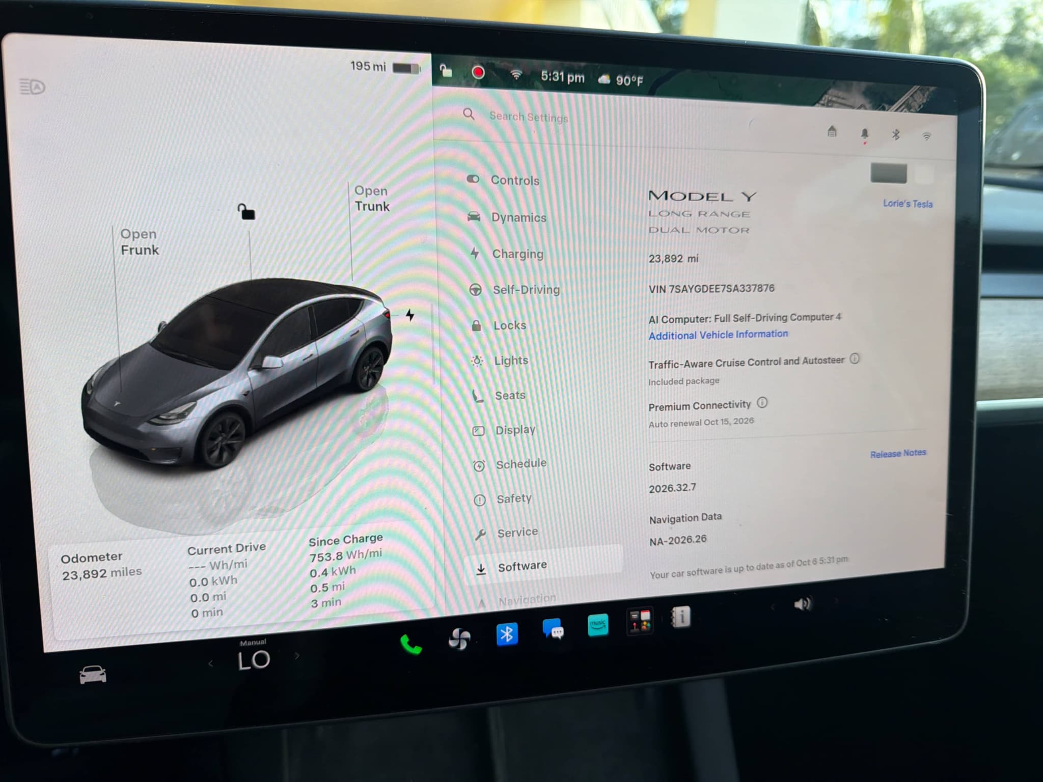 2025 Tesla Model Y view 6