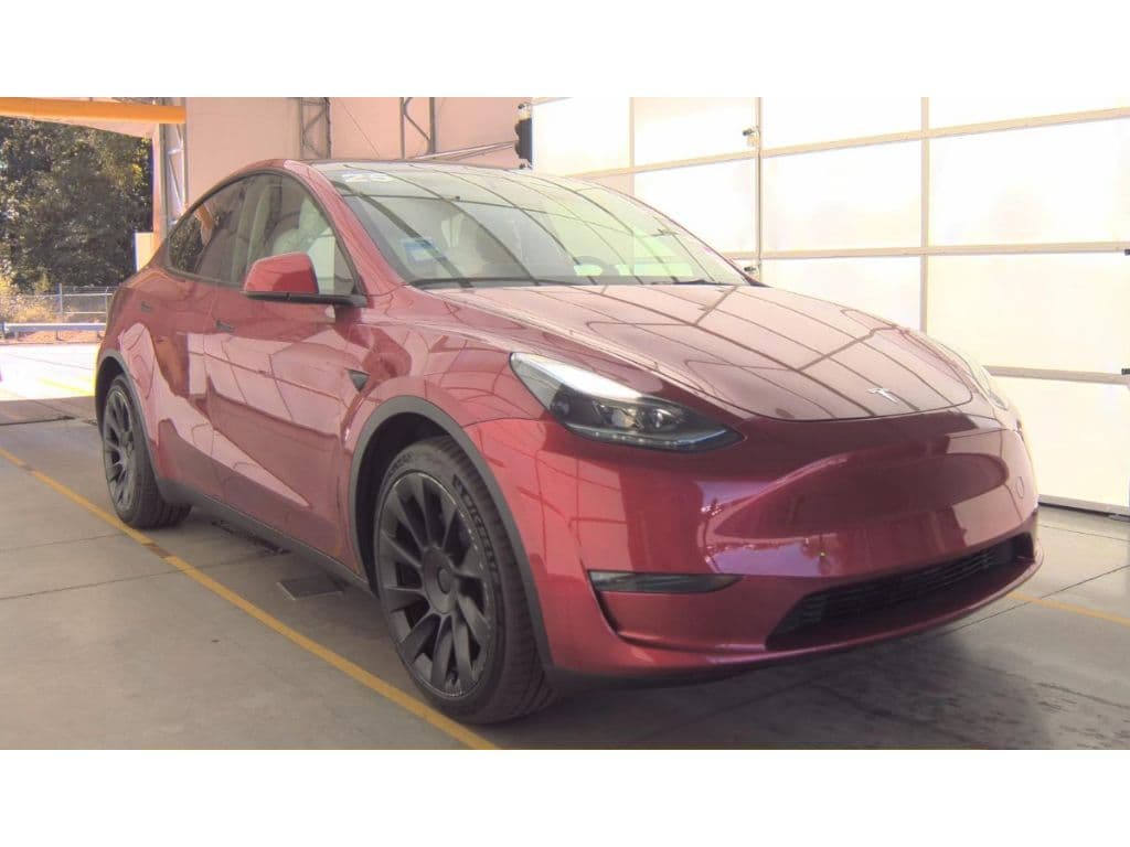 2025 Tesla Model Y view 2