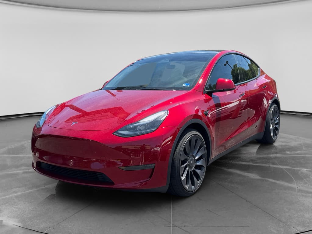 2025 Tesla Model Y view 2
