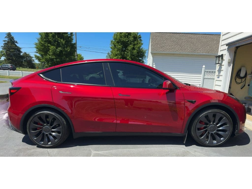 2025 Tesla Model Y view 3