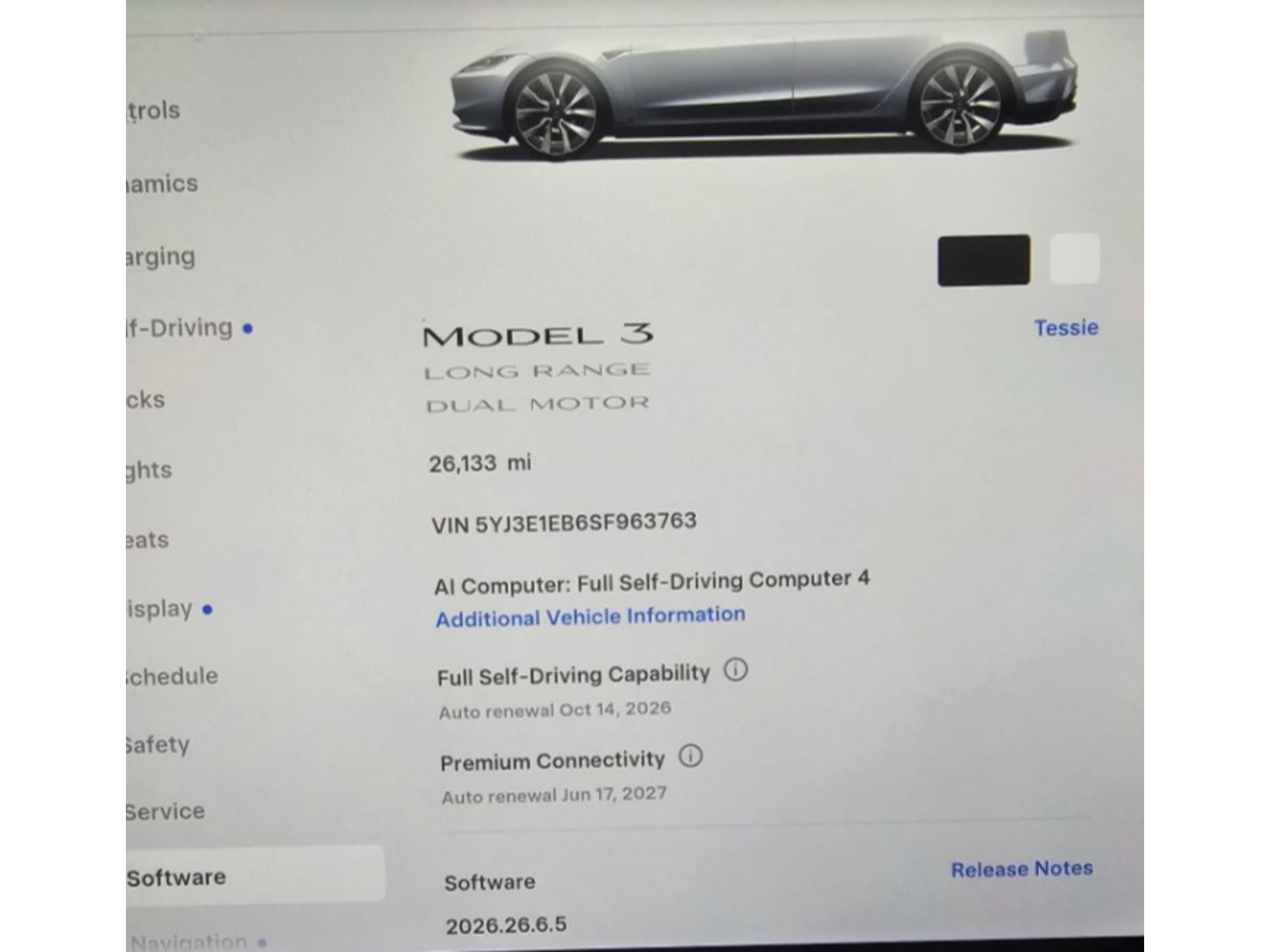 2025 Tesla Model 3 view 6