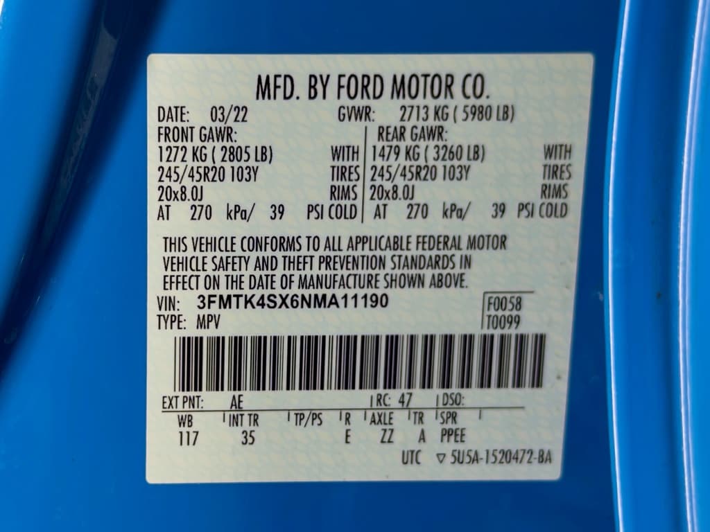 2022 Ford Mustang Mach-E view 29