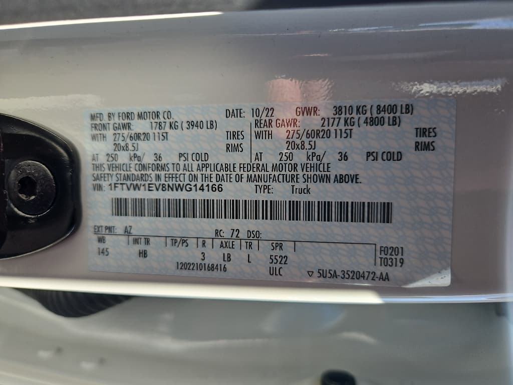 2022 Ford F-150 Lightning view 29