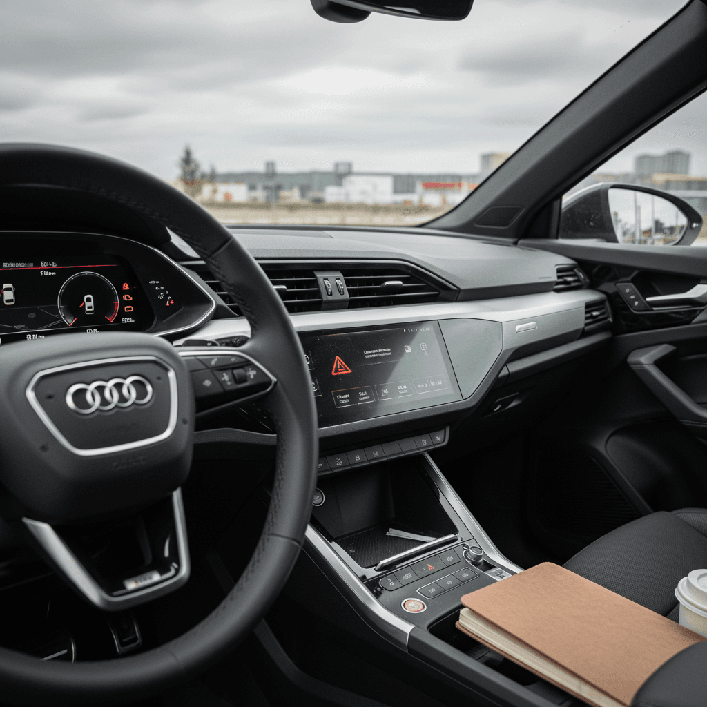 2024 Volkswagen ID.4 interior showing central touchscreen with navigation and climate controls