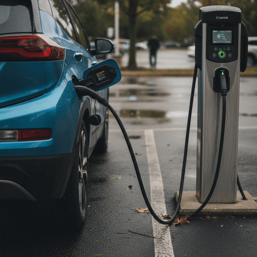 Chevrolet Bolt EUV interior with digital dashboard and central touchscreen