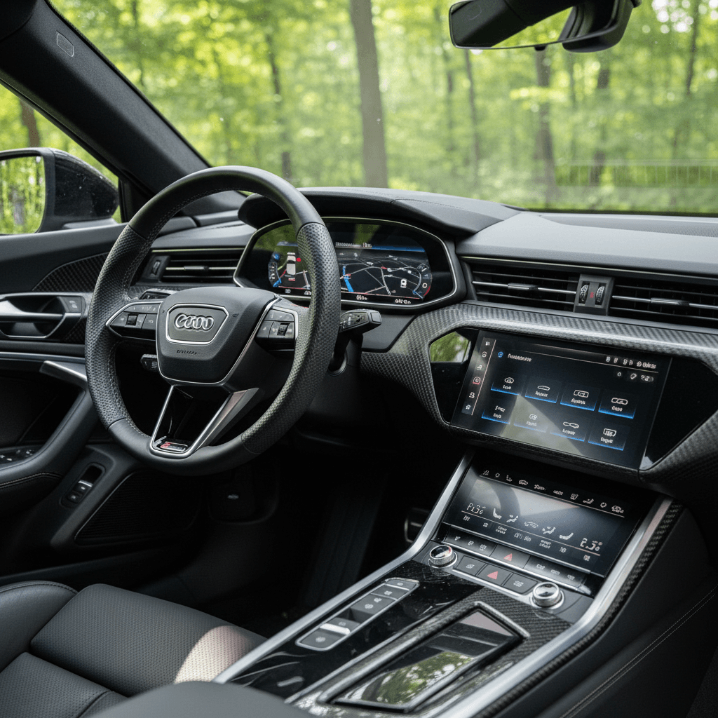 2023 Porsche Taycan plugged into a modern DC fast charger at a public charging station