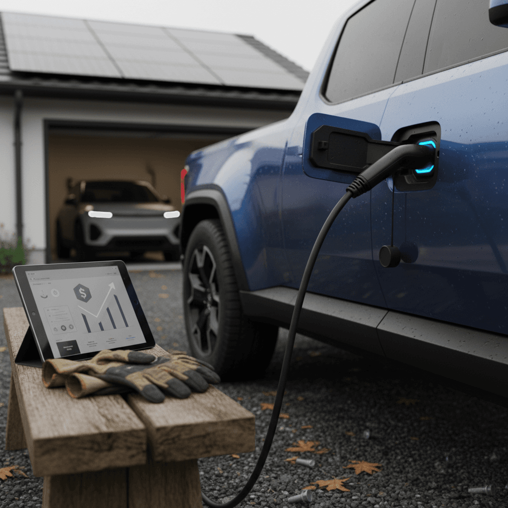 2018 Tesla Model 3 sedan charging at a Tesla Supercharger station