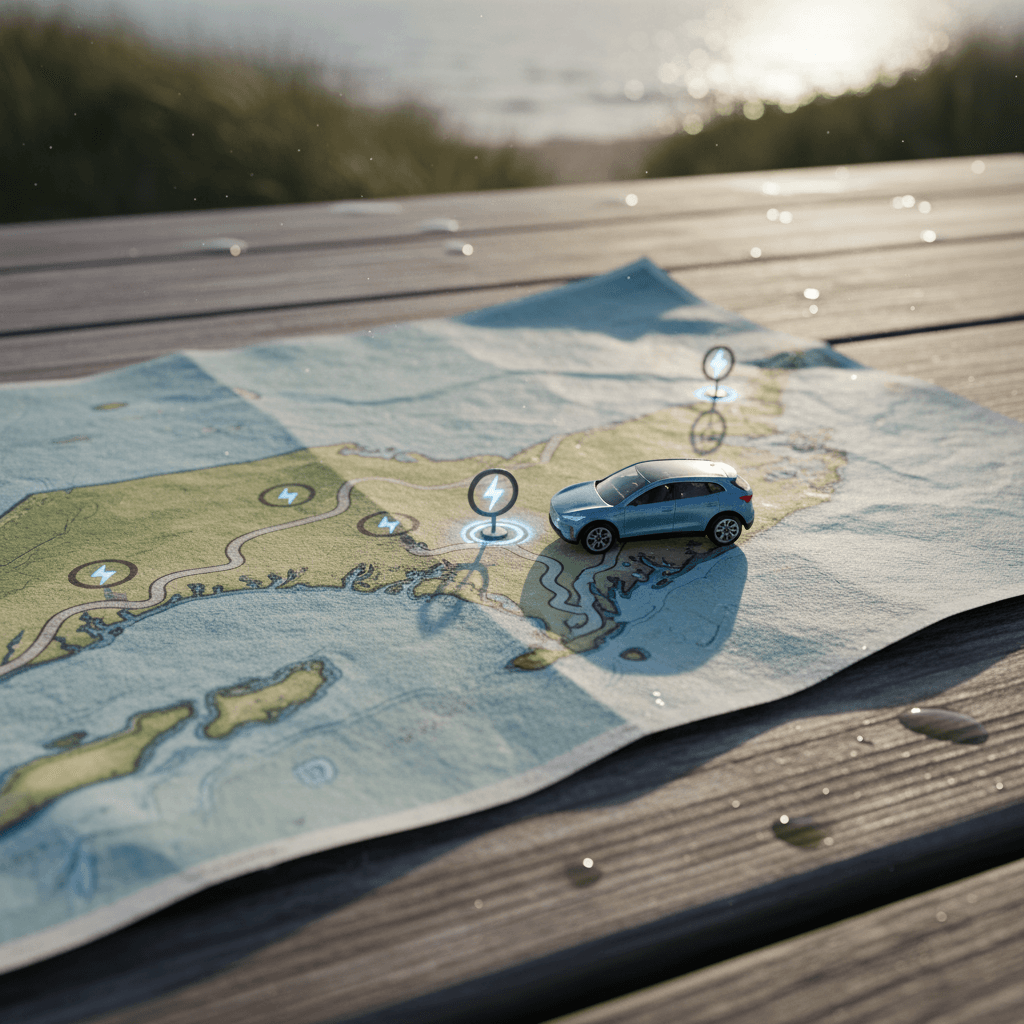 Tesla Supercharger stall display showing price per kWh and current EV charging session