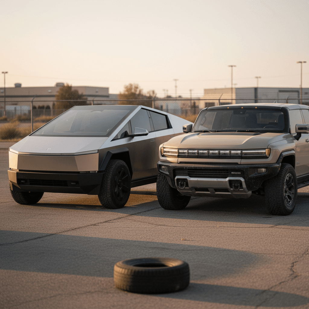 Used Tesla Cybertruck vs GMC Hummer EV: Which Electric Super-Truck Should You Buy?